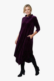 Women's Flowy Dress with Long Sleeve | Midi