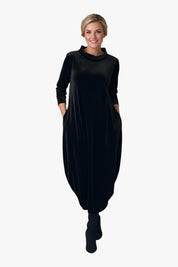 Women's Flowy Dress with Long Sleeve | Midi