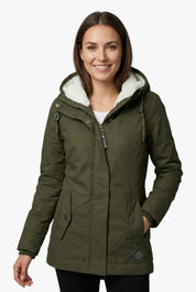 Winter Parka Jacket | Warm Sherpa Lining | Water-Resistant | Cold-Weather Essential